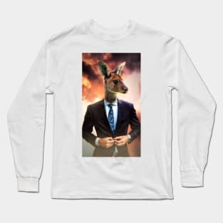 Suit up Kangaroo Long Sleeve T-Shirt